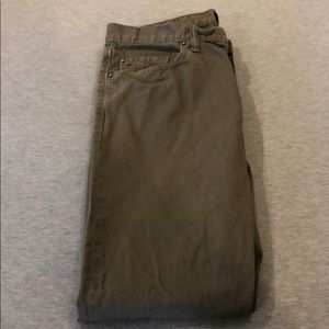 Men’s Banana Republic Olive Jeans